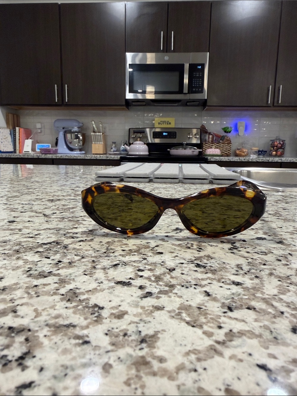 Prada Tortoiseshell Cat Eye Sunglasses - Brown/Amber Lenses - Picture 4 of 7